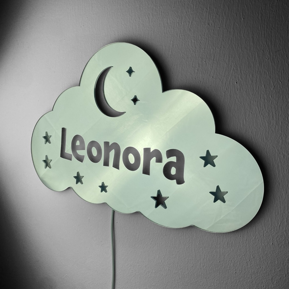 Sky lampe med navn - Billede 4